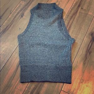 Forever 21 gray crop top